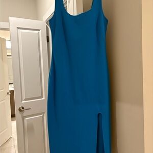 Forever 21 Vibrant Blue Midi Dress